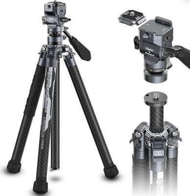 Ulanzi Fotopro X-Aircross F38 Quick Release Carbon Fiber Travel Tripod