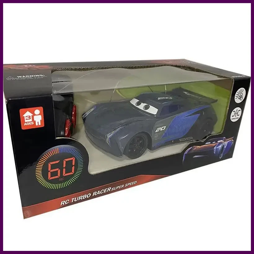 Pixar Cars 2 Lightning McQueen RC Car | Remote Control 4-Channel