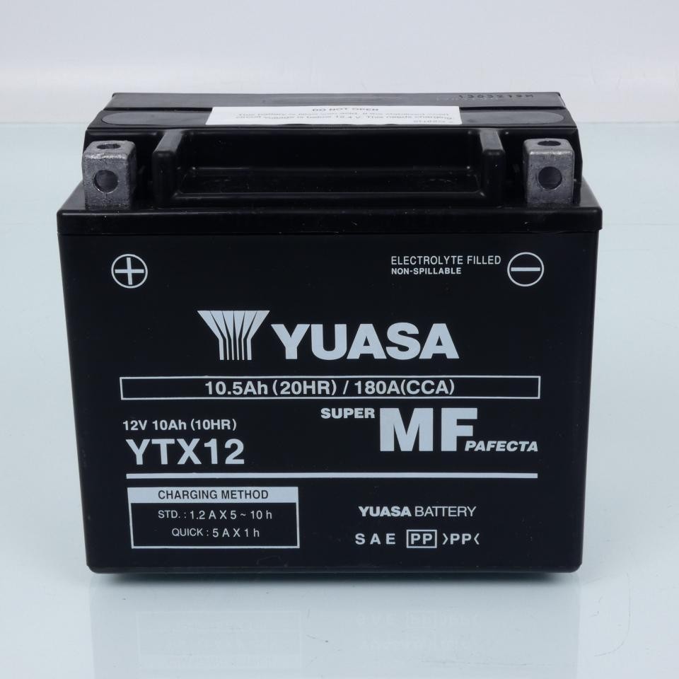 Batterie YTX12 Yuasa pour Kawasaki 300 KVF, idéale pour les sorties tout-terrain - 2