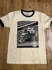 Universal Studios Hollywood Super Nintendo World Bowser Mario Kart Shirt S NWT