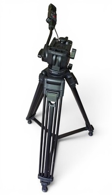 Sony VCT-1170RM Professional Video Camera Tripod w/ Remote Zoom Handle