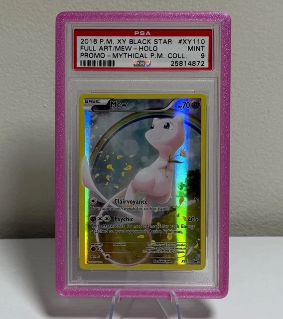 Pokemon Mew Black Star Promo XY110 Mythical Pokemon Coll. PSA 9 Mint