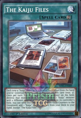 1st Ed The Kaiju Files SHVI-EN089 Yugioh