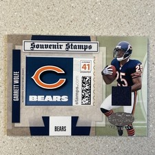 2007 Leaf Certified Materials Garrett Wolfe Souvenir Stamps Jersey /50