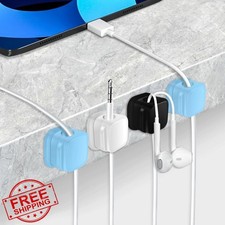 18 Pack Magnetic Cable Organizer Clips 3 Colors