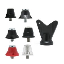 12pcs Studs for Football Boots 5mm Thread Aluminum Alloy Non Slip Design