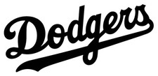 Vinyl Decal Car Truck Sticker Wall Baseball MLB - Los Angeles Dodgers Logo v7