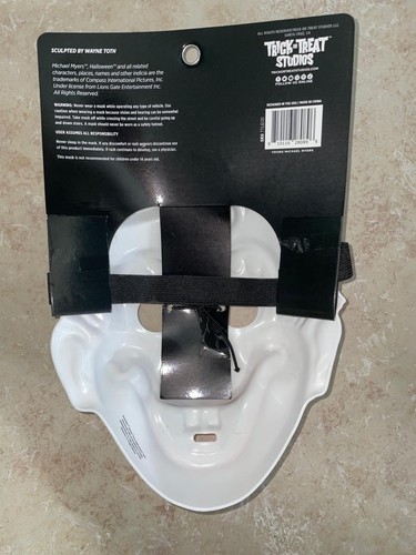 ADULT TOT 2007 HALLOWEEN YOUNG MICHAEL MYERS CLOWN MASK COSTUME MATTLG121 - Picture 3 of 3