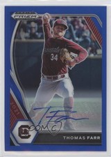 2021 Panini Prizm Draft Picks Blue 39/99 Thomas Farr #PDP150 Auto 0i1b