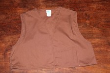 Brownie Large Uniform Vest Girl Scouts of America USA No Patches Check Measur