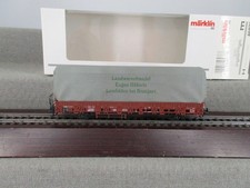 Märklin Spur H0 AC 46976 Güterwagen Niederbordwagen mit Beladung der DB in OVP
