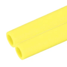 2Pcs 1-1/4"(32mm)IDx3.3FTx2.05" Pipe Insulation Foam Tube Pool Noodles Yellow