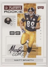 2007 Playoff NFL Playoffs Rookie Red Signatures 51/100 Matt Spaeth #179 Auto 0a6