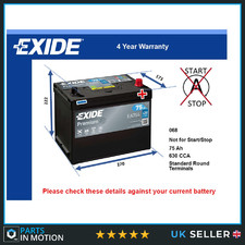 Battery fits TOYOTA RAV4 AURIS URBAN CRUISER HILUX PREVIA SUPRA 068 New