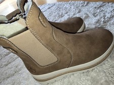 Rieker, Stiefelette,  Chelsea Ankle Boots Stiefelette, braun Gr. 37. NEU