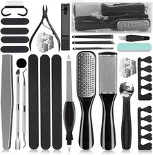 36 in 1 Pedicure Kit, Professional Pedicure Tools Foot Rasp Foot Dead Skin Remov
