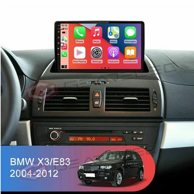 Radio de coche para BMW X3 E83 2004-2012 Android 14 GPS Navi WIFI BT Carplay RDS SWC