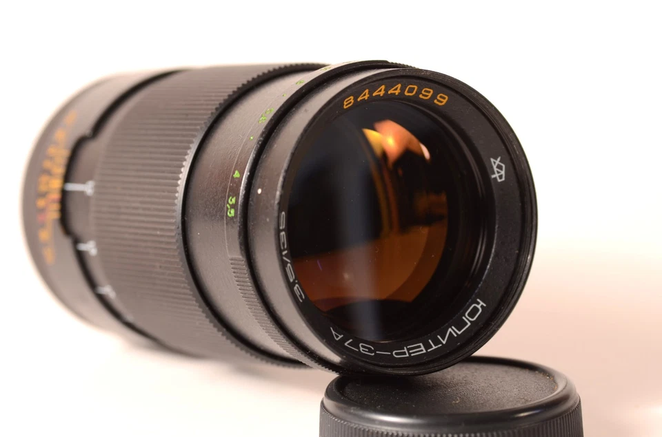 Lente Sonnar JUPITER 37A reparada f3,5 135 mm retrato teleobjetivo SLR M42 Foto 3 de 4