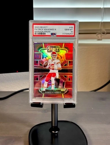 Patrick Mahomes 2023 Panini Select Maroon Prizm SP /149 PSA 10 GEM MINT📈