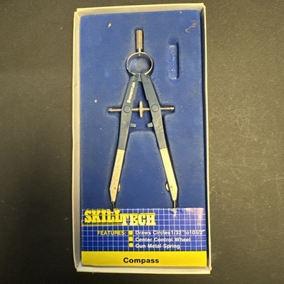 Skill Tech 1/32 -10 1/2  Compass Tool-Made In Germany- New-Vintage