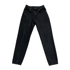 90s VINTAGE Levi's 550 Jeans Size 26/27x29 Black Relaxed Fit Denim