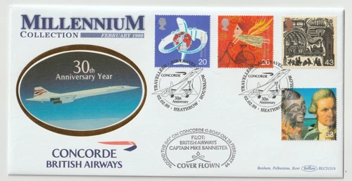 2/2/1999 UK GB FDC - Travellers' Tale - Benham BLCS151b - Heathrow Special