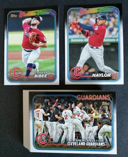 2024 Topps Cleveland Guardians 30 Card Team Set w/ Update