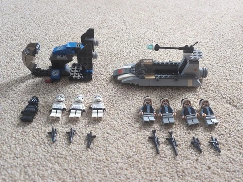 Vintage Star Wars Lego Rebel Scout Speeder And Imperial Dropship 7668 & 7667