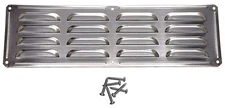 Stainless Steel BBQ Grill Air Vent with Screen - Outdoor Kitchen - Fire Pit o...