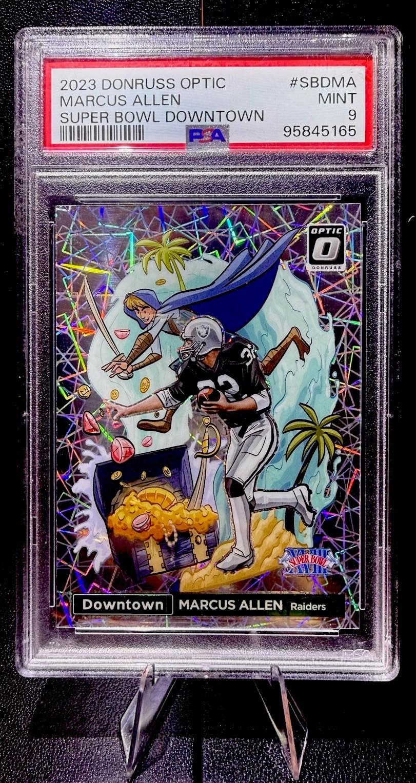 2023 Donruss Optic Marcus Allen Super Bowl Downtown #SBDMA MINT 9