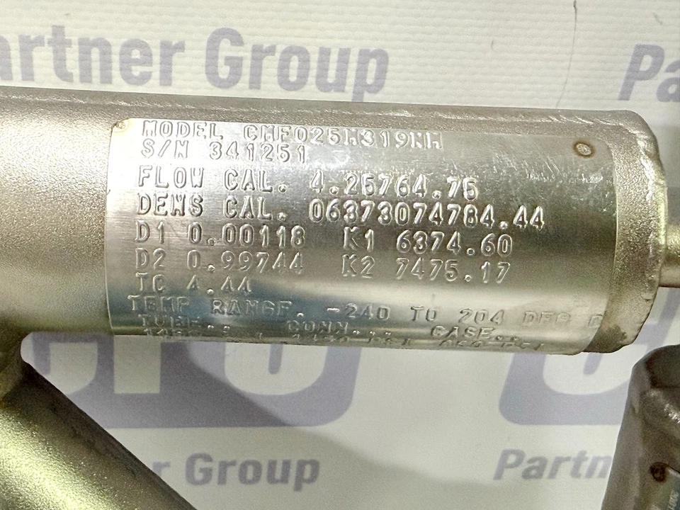 Micro Motion CMF025 CMF025M319NM  Coriolis MASS FLOW SENSOR #BD# 1 pcs - Image 2 of 4