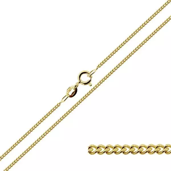 14 inch gold curb chain online