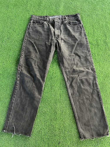 Vintage Levi 512 Silver Tab Jeans Dark Gray Denim USA Made 90s See Measurements - Image 1