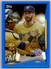 2014 Topps Opening Day Blue Holofoil /2014 Jim Henderson #94 Milwaukee Brewers