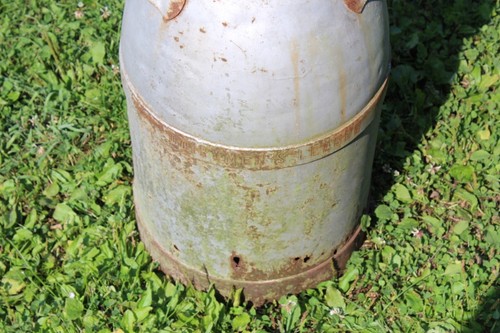 Antique Dairymens Metal Milk Can Primitive Americana Farmhouse Country Decor - Picture 14 of 20