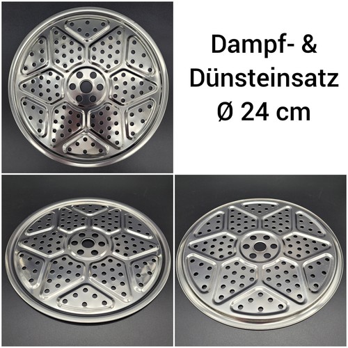Dünsteinsatz Dämpfeinsatz Dampfgarer Einsatz Platte flach Dünster garen - Bild 48 von 70
