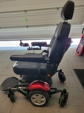 Merits P326D Vision Sport Power Wheelchair Black and Red