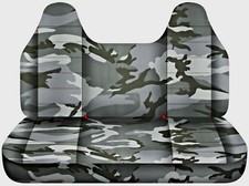 Fits 92-98ford F150 Truck Seat Covers Urban Grey Camouflage W Molded Headrest Fits 92-98ford F150 Truck Seat Covers Urban Grey Camouflage W Molded Headrest
