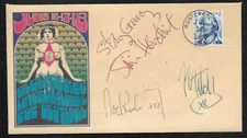 1967 Jimi Hendrix Monterey Pop Festival Featured on Collector's Envelope *OP1259