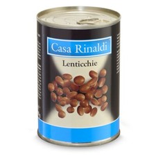 Casa Rinaldi soczewki soczewica w puszce 400g waga ociekająca 240g