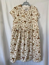 NWT Wonder Nation woodland Animal Dress Girls Play with pockets Many sizes