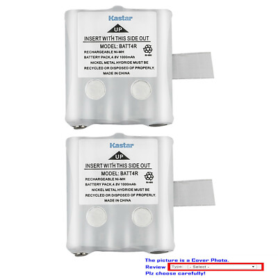 Kastar 2-Way Radio Batery For Midland G223 G-223 G-225 G-226 G-227 G-300M G-500