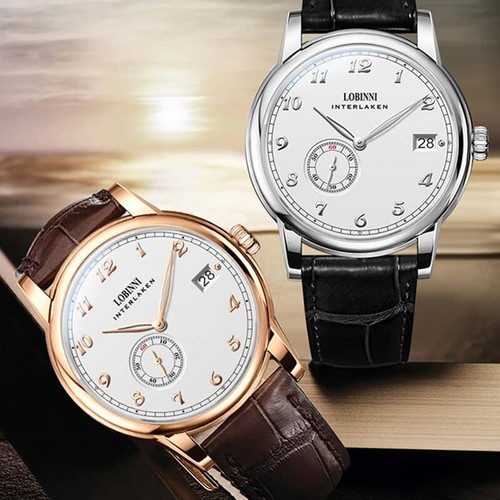 LOBINNI Luxury Men Watch Men's Automatic Watches Wristwatch Waterproof  Ultrathin | eBay