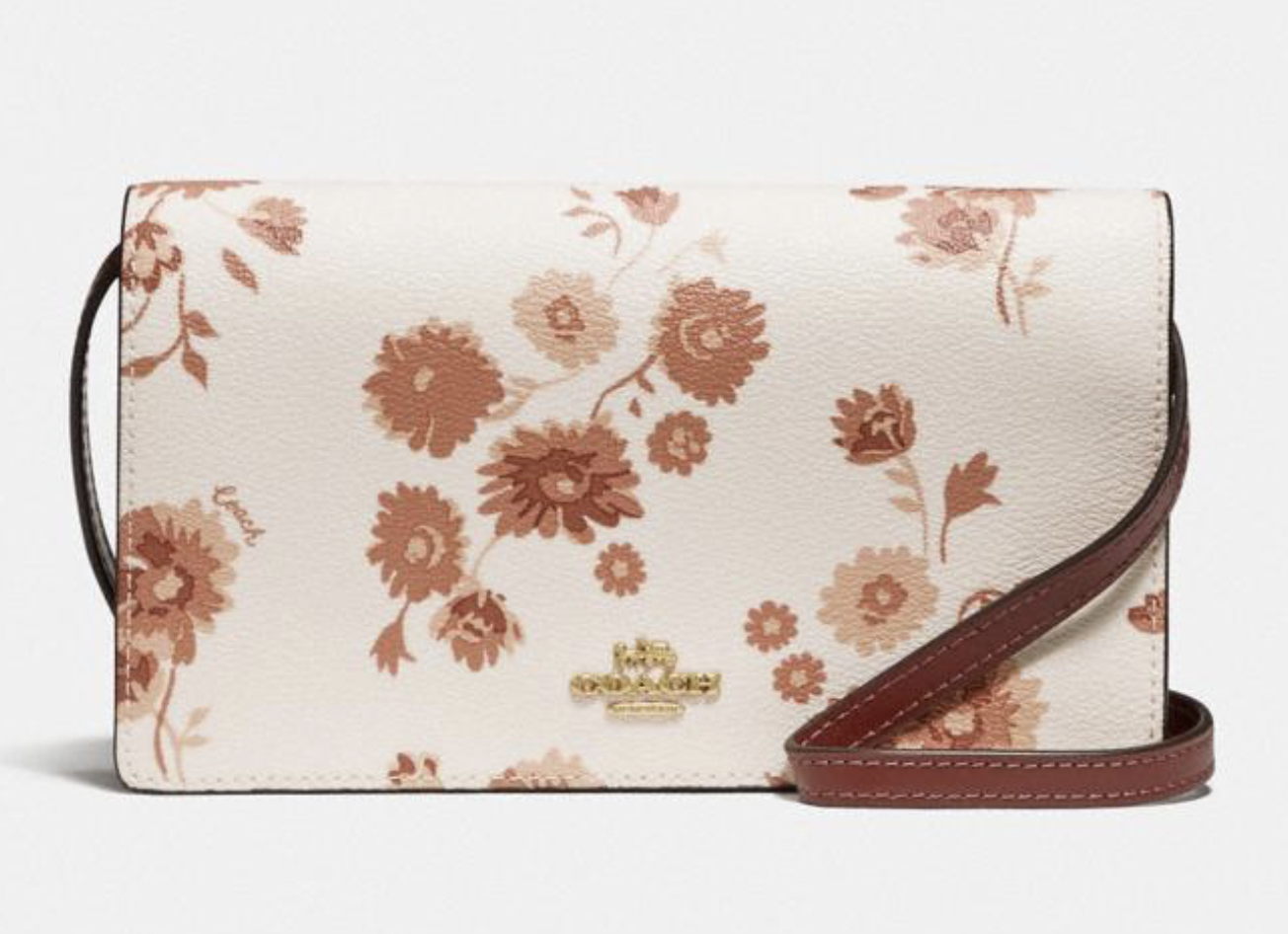Coach Hayden Foldover Crossbody Clutch With Prairie Daisy Cluster Print NWT eBay