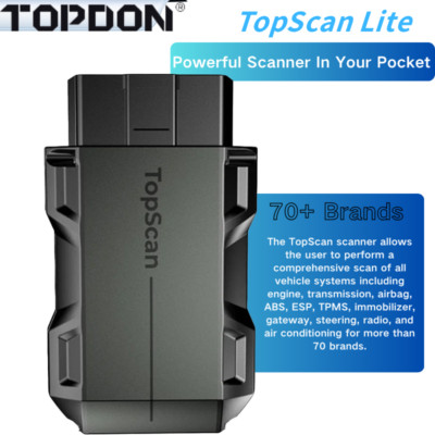 2025 Topdon TopScan :Pocket-Size Bluetooth Scan Tool w/Bi-Directional Controls
