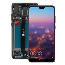 LCD Display Touch Screen Frame Fingerprint For Huawei P20 EML-L29 L09 L22 Aurora