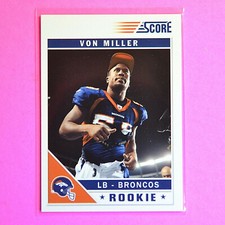 Von Miller 2011 Score, VARIATION SP, Rookie card #400, Denver Broncos Super Bowl. rookie card picture