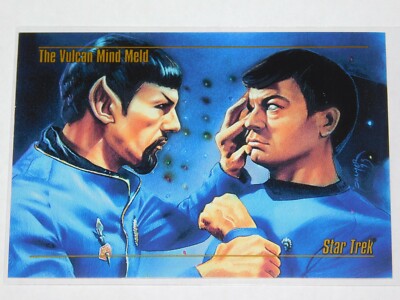 1993 SKYBOX STAR TREK MASTER SERIES THE VULCAN MIND MELD CARD #64 | eBay
