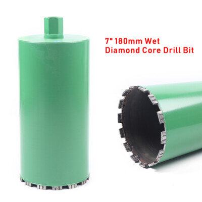 7 Inch Wet Diamond Core Drill Bit Hole Saw For Concrete/Asphalt American Thread 
