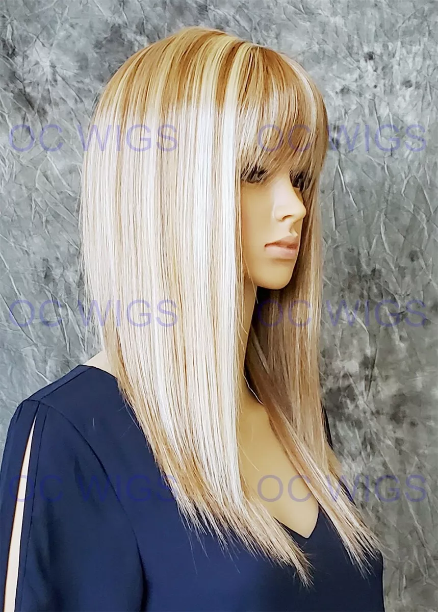 Long blonde straight hair with layers cheap